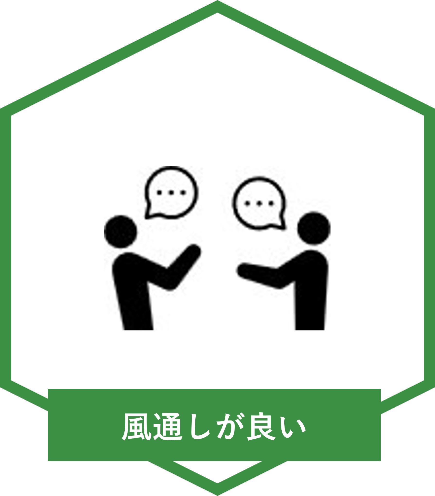 風通しが良い